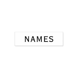 Tampon Auto-encreur Personalized With Last Name or Nickname on Them