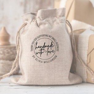 Tampon Auto-encreur Personnalisé Avec Merci D'Amour Petite Entreprise