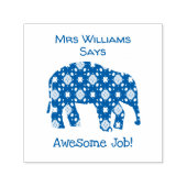 Tampon Auto-encreur Personnalisé Awesome Enseignant Stamp Elephant (Design)