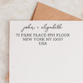 Tampon Auto-encreur Personnalisé Enregistrer La Date Mariage Engagé Co