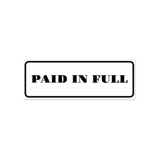 Tampon Auto-encreur Personnalisé Payé Dans Le Timbre D'Auto-Alignement (Design)