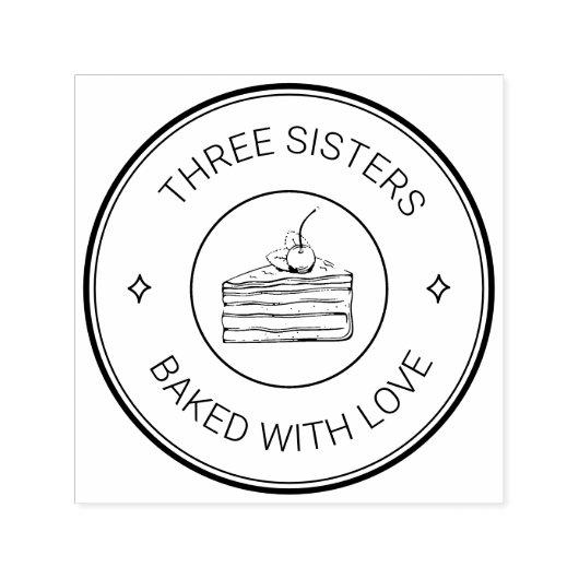 Tampon Auto-encreur Personnalisé Rond Nettoyer Logo Personnalisé Profe (Design)