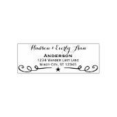 Tampon Auto-encreur Personnalisé vos identificateurs de nom et d'adres (Design)