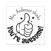 Tampon Auto-encreur Personnalisé Vous Êtes Des Pouces Impressionnants  (Design)