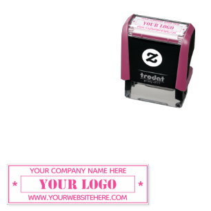 Tampon Auto-encreur Personnaliser Votre Nom Logo Werbsite Stamp Self-i