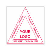 Tampon Auto-encreur Personnalisez votre nom d'adresse Info Timbre avec (Design)