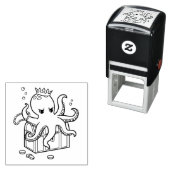 Tampon Auto-encreur Peur Octopus Garder Treasure Color Me (En situation)