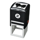 Tampon Auto-encreur Phalène Jouet Race Chien Forme Silhouette (Produit)