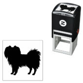 Tampon Auto-encreur Phalène Jouet Race Chien Forme Silhouette (En situation)