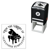 Tampon Auto-encreur Piano à queue Baby Bibliothèque d'instruments de m (En situation)