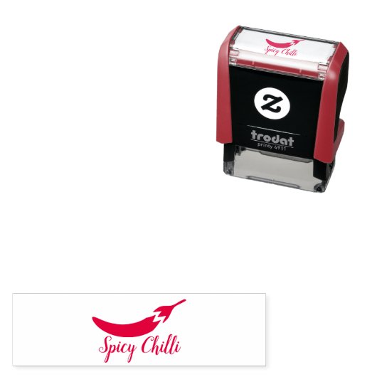 Tampon Auto-encreur piment (En situation)