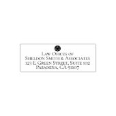 Tampon Auto-encreur PixDezines do-it-yourself Bureau du Procureur+Éche (Design)