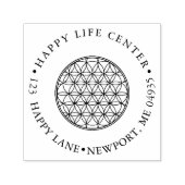 Tampon Auto-encreur PixDezines FLEURS DU SYMBOLE DE VIE (Design)