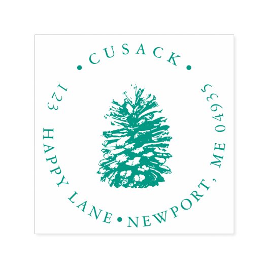 Tampon Auto-encreur PixDezines Pinecone (Design)