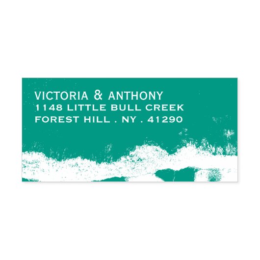 Tampon Auto-encreur Plage Abstraite (Design)