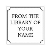 Tampon Auto-encreur Plaque De Livraison Avec Cadre Simple (Design)