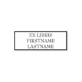 Tampon Auto-encreur Plaque simple (Design)