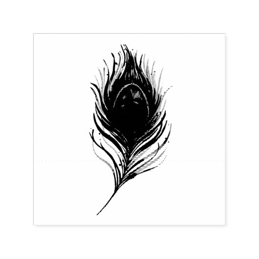 Tampon Auto-encreur Plume (Design)