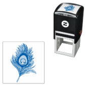 Tampon Auto-encreur Plumes de paquetage (En situation)