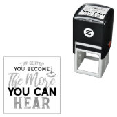 Tampon Auto-encreur Plus Vous Pouvez Entendre La Citation (En situation)
