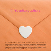 Tampon Auto-encreur Poignée auto-alimentée par les médias sociaux pers