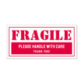 Tampon Auto-encreur Poignée fragile avec soin Mailing et emballage (Design)