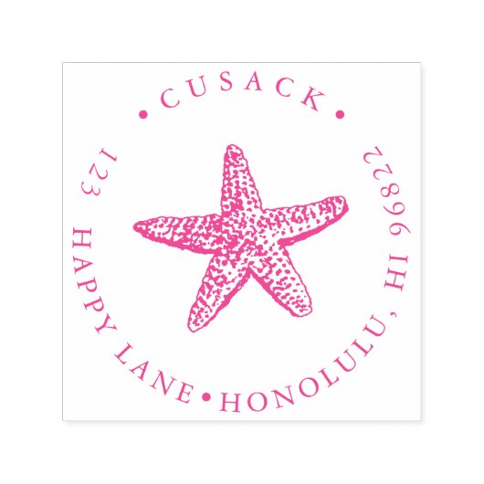 Tampon Auto-encreur Poisson étoilée PixDezines (Design)