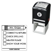 TAMPON AUTO-ENCREUR POMPIER DE CORRECTION DE L'ENSEIGNANT (En situation)