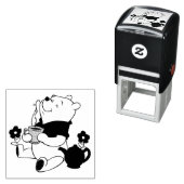 Tampon Auto-encreur Pooh (En situation)