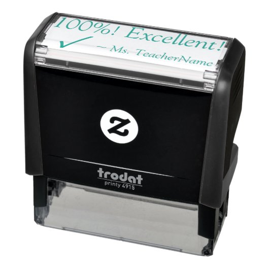 Tampon Auto-encreur Positif "100%! Excellent !" Timbre en caoutchouc d (Produit)