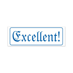 Tampon Auto-encreur Positif "Excellent !" Timbre en caoutchouc