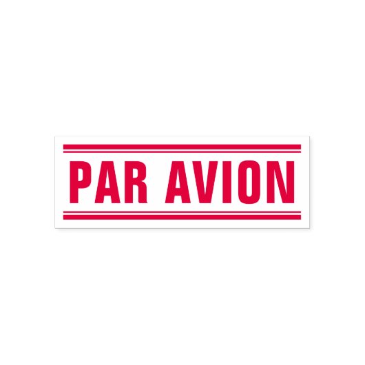 TAMPON AUTO-ENCREUR  POSTE PAR AVION COURRIEL AUTO-INKING (Design)
