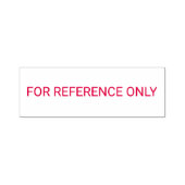 Tampon Auto-encreur Pour référence uniquement (Design)