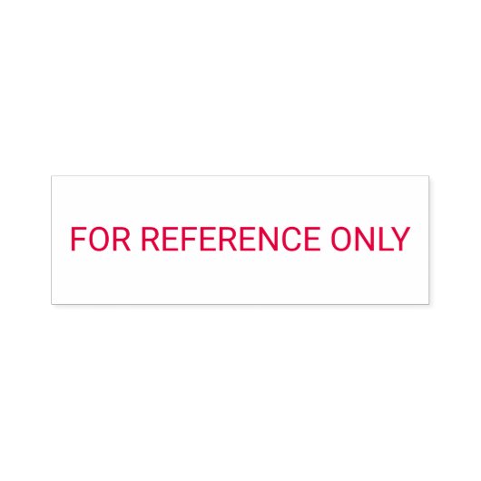 Tampon Auto-encreur Pour référence uniquement (Design)