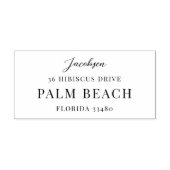 Tampon Auto-encreur Prestige | Adresse de retour minimale classique (Design)