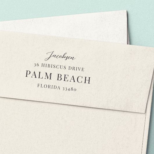 Tampon Auto-encreur Prestige | Adresse de retour minimale classique