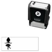 Tampon Auto-encreur Princesse Ballerina (En situation)