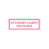 Tampon Auto-encreur Privilège avocat-client (Design)