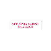 Tampon Auto-encreur Privilège avocat-client (Design)