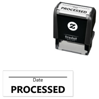 Tampon Auto-encreur Processed with Line for Writing Date