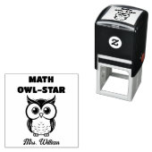 Tampon Auto-encreur Prof de maths bon travail éloge notation (En situation)