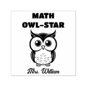 Tampon Auto-encreur Prof de maths bon travail éloge notation (Design)