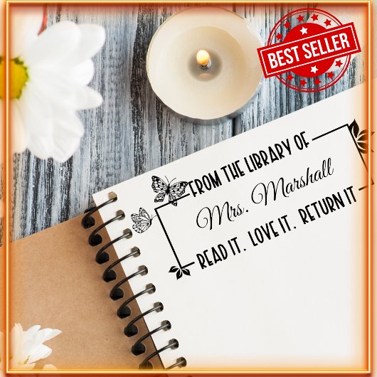 Tampon Auto-encreur Professeur de la Bibliothèque de