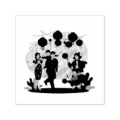 Tampon Auto-encreur Profitez de la partie Famille (Design)