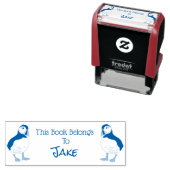 Tampon Auto-encreur Puffin Ce Livre Appartient À (En situation)