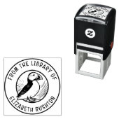 Tampon Auto-encreur Puffin de la bibliothèque de plaques (En situation)