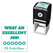 Tampon Auto-encreur "QUEL EXCELLENT TRAVAIL !" Classement du tampon en (En situation)