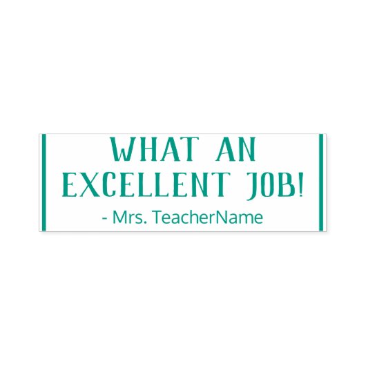 Tampon Auto-encreur "QUEL EXCELLENT TRAVAIL !" Timbre en caoutchouc Tu (Design)