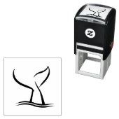 Tampon Auto-encreur Queue de baleine (En situation)