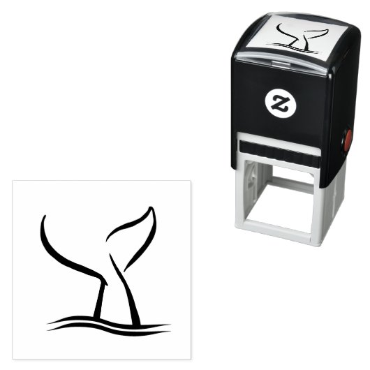 Tampon Auto-encreur Queue de baleine (En situation)